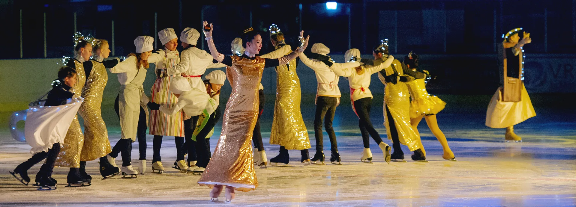 Eiskunstlauf in der Eisarena