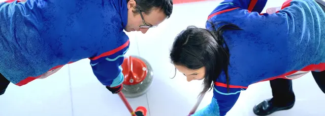 Curling in der Eisarena am Baden-Airpark